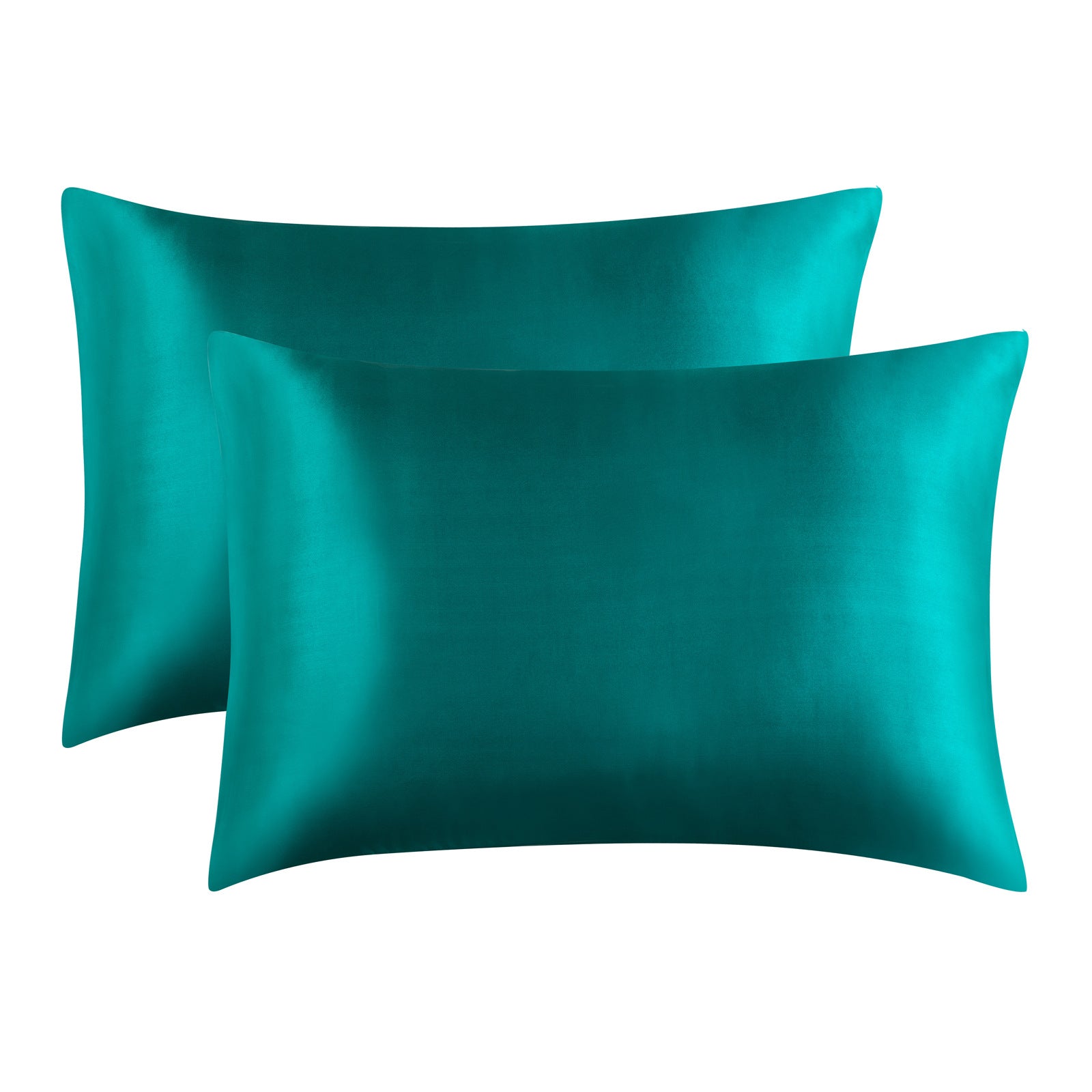 Solid Color Satin Imitation Silk Pillowcase - Calm Cloud Bedding